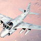 A US Navy A-6E Intruder from attack squadron VA-75 “Sunday Punchers” flies over the desert Operation Desert Storm in 1991. (US Navy)